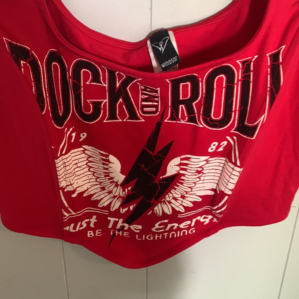 Red Corset Top - Picture 5 of 8